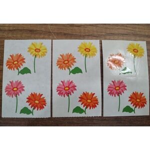 Mrs. Grossman's Stickers  FLOWERS GERBER DAISY Retired '95 Creative Memories